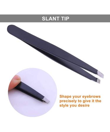 Eyebrow Tweezers 3 Piece Professional Stainless Steel Precision Tweezers for Eyebrows Plucking Ingrown Hair Remover and Facial Hair - Buy Online on GoSupps.com