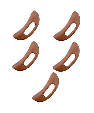 minkissy 5pcs Scraping Board Scraping Stick Chinese Gua Sha Tool Anti- Massager Salon Massage Tool Massagers Made of Gua Sha Boar From Travel Portable Wooden China 19x8cmx5pcs As Picturedx5pcs