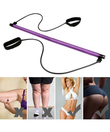 Pilates Sculpt Bar 1/2PCS Fitness Long Resistance Bands Bar Portable Yoga Exercise Stick Bar Pilates Workout Gym Equipment for Men Women Home & Bodybuilding 1pc - Buy Online on GoSupps.com