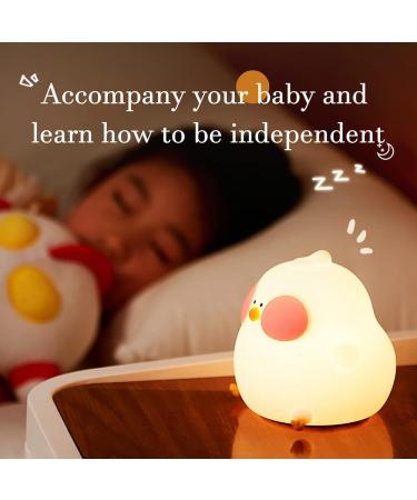 URAQT Cooku Chick Night Light - Portable 7 Colour Changing Baby Night Light with Remote, Timer & Dimmable Silicone Lamp for Kids - Perfect for Baby, Children & Teenager Room Decor - Buy Online on GoSupps.com