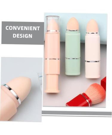 DRESSOOS 2 in 1 Makeup Brush Makeup Tool Cosmetics Brush Liquid Foundation Brush Powder Brush Retractable Makeup Brush Foundation Applicator Plastic Set With Cover Travel - Buy Online on GoSupps.com