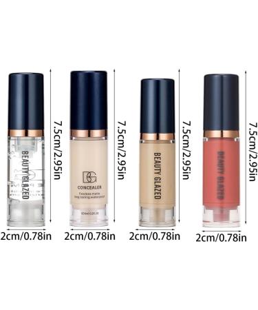  SONGVISON Foundation 3 combinations: primer + concealer + liquid makeup base long-lasting makeup base with medium to full coverage Soft Matte Oil Control makeup base - Buy Online on GoSupps.com