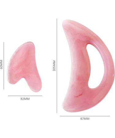 Buy Pink Gua Sha Massage Tool Set - Anti-Cellulite & Muscle Relief Knife Neck & Leg Massager | International Shipping Available - Buy Online on GoSupps.com