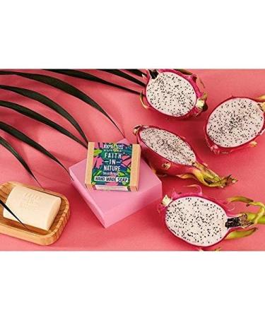Faith In Nature Dragon Fruit Hand Soap Bar 100g - Revitalising, Vegan & Cruelty-Free - Buy Online on GoSupps.com