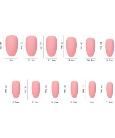 PLCPDM Press On Long 24 Cover Long Fake False Tip Solid Color Glossy False Suit 2 - Buy Online on GoSupps.com