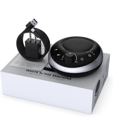 iDealSleep Brown Noise Machine with 30 Soothing Sounds - Ideal for Baby, Kids, and Adults Sleep - 36 Volume Levels - Auto-Off Timer and Memory Function - Perfect for Home, Travel, and Office - Black - Buy Online on GoSupps.com