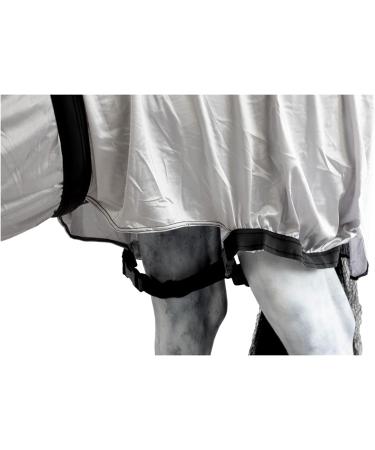 Marengos Eczema Horse Ceiling - Neck & Abdomen Protection Insect-Resistant Fine-Meshed Fabric Silver Gray 135cm - Buy Online on GoSupps.com