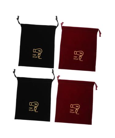 Healeved 4pcs Storage Bag Hair Dryer Bags Bag Storage Organizer Hair Dryer Organizers Hair Dryer Case Fabric