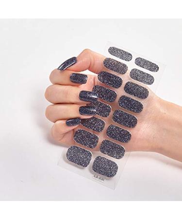 8 Sheets 128 Pieces Full Cover Nail Art Stickers - Self-Adhesive Solid Color Strips for Women | Real Nail Polish Decal Strips - International Shipping Available - Buy Online on GoSupps.com