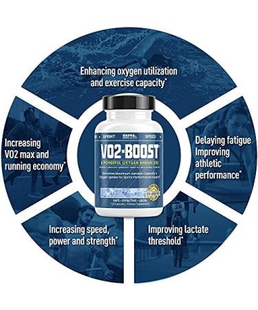 Natural Endurance & Oxygen Supplement for VO2 Max - Rhodiola Rosea B12 & Alpha Lipoic Acid | 120 Capsules (30-Day Supply - Buy Online on GoSupps.com