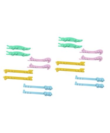 Healeved 16 Stk gifts for friend ear protection mask hooks clothes rack hooks for the rear ear mask ear protection mask hooker tab Face mask connect mask belt