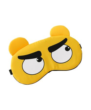 Cartoon Sleep Mask Breathable Eye Mask Cute Sleeping Blindfold for Lunch Break Travel Nap and Night Sleep