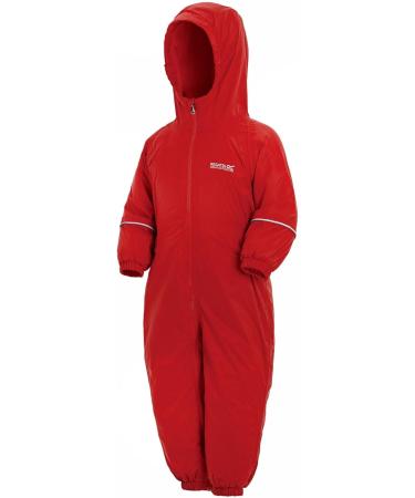 Regatta Kids Splosh III Waterproof Puddle Suit - Pepper - 2-3 Years - Buy Online on GoSupps.com