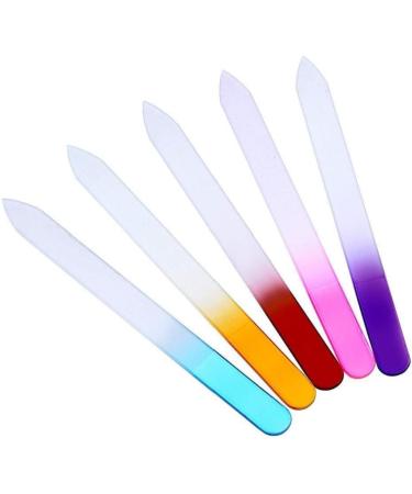 10 Pcs Glass Nail File Manicure Set - Professional Fingernail Care Tool - Buy Online on GoSupps.com