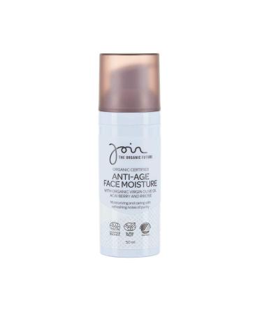 Join - Moisturizing anti-aging face cream organic certified with extra virgin olive oil acai berries and ribose - 50 ml.