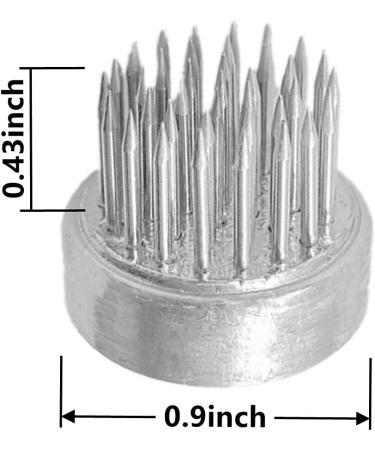 Kenzan Floral Frog 23mm Stainless Steel Pin Flower Arranger Holder for Small Vase (3Pcs) - Buy Online on GoSupps.com