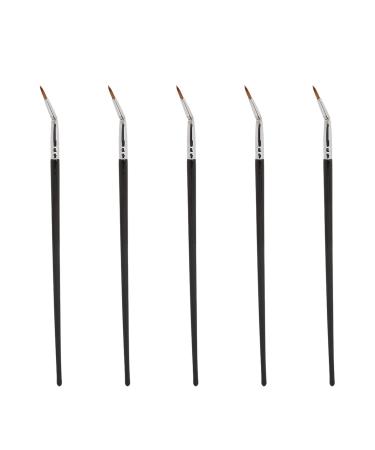 Ultra Fine Brush Soft Fiber Hair Dual Use Ergonomic Handle Portable Design Brush for Gel Brow Powder Concealer