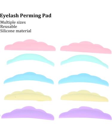 Buy 5 Pairs Silicone Eyelash Perming Shields - Colorful Lash Lift Pad Set for Perfect Makeup - Buy Online on GoSupps.com