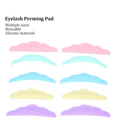 5 Pairs Silicone Eyelash Perming Shields - Colorful Lash Lift Pads Set for All Lengths - Durable Eyelash Curlers - Buy Online on GoSupps.com
