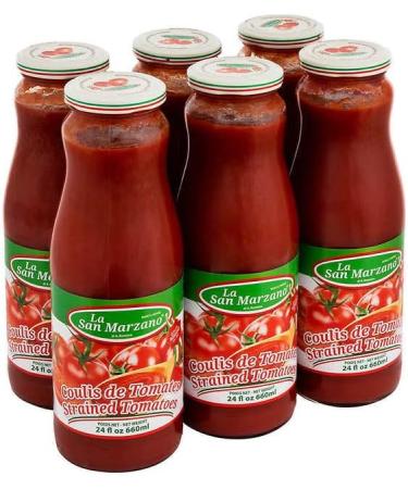 LA SAN MARZANO STRAINED TOMATOES 6 x 660 - Buy Online on GoSupps.com