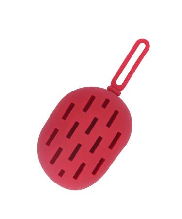 Buy Makeup Sponge Holder - Vented Silicone Cosmetic Egg Holder for Travel (Red) | International Shipping Available - Buy Online on GoSupps.com