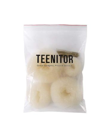Teenitor Hair Bun Shaper Set - 4 Pcs Donut Bun Maker with Large Bobby Pins Blonde 20pcs - Doughnuts Ring Styler Kit - Buy Online on GoSupps.com