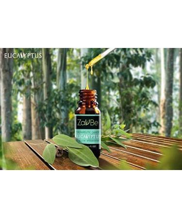 ZAVBE Eucalyptus Essential Oil (Eucalyptus Globulus) 100% Pure Natural Therapeutic Grade 120 mL (4 oz) - Buy Online on GoSupps.com