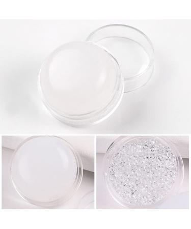 Nail Seal Stamp Silicone Stamper Heads for DIY Nail Art Decoration (2PCS, Purple & Clear) - Buy Online on GoSupps.com
