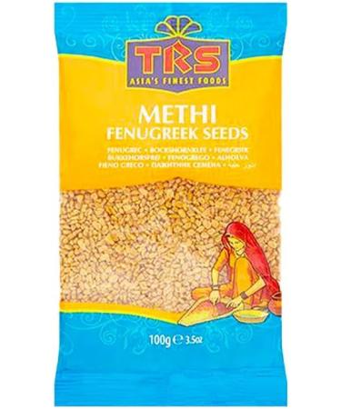 TRS Methi Seeds | 100G | Methi Seeds | Fenugreek Seeds | Indian Spice | Fresh Natural Dried Fenugreek | Used in Cooking & Ayurvedic Spice | Indian Origin (Pack of 2) - Buy Online on GoSupps.com