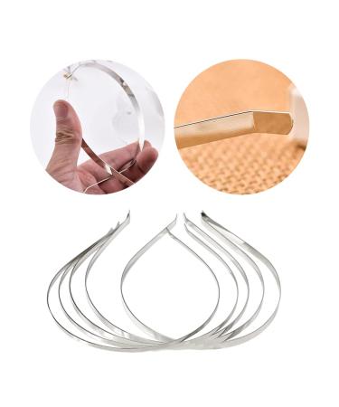 Csirnto Silver Hair Ropes - 10 Pieces Metal Hair Bands | DIY Accessories for Men & Women | Stylish Hair Hoops & Ties Set - Buy Online on GoSupps.com