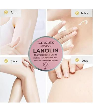 Lanolin Pure Cream Hand Cream Lip Balm Nipple Soothing Moisturizer for Cracked Or Sore Skin 60ml Lanolin Anhydrous Pharmaceutical Grade - Buy Online on GoSupps.com