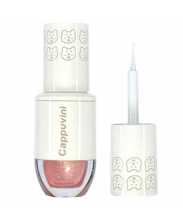 Starry Bear Bowling Liquid Eye Shadow | Sparkly Bowling Eyeshadow - 0.05oz Face Makeup Student Mermaid Pearl Tears Watery Texture Shiny Eyeshadow