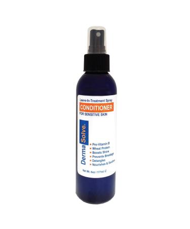 Dermasolve Psoriasis Leave-In-Treatment and Styling Spray Conditioner for Seborrheic Dermatitis, Sensitive Skin, Detangle, De-Flake, Soothing Anti Dandruff, Dry Scalp Repair for Damaged Hair