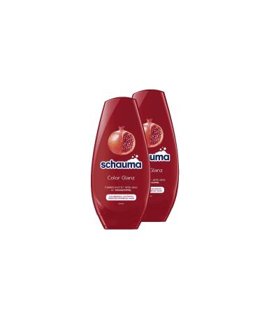 Schauma Schwarzkopf - Lot de 2 apr s-shampoings pour une brillance longue dur e sur cheveux color s teint s ou m ch s - 2 x 250 ml