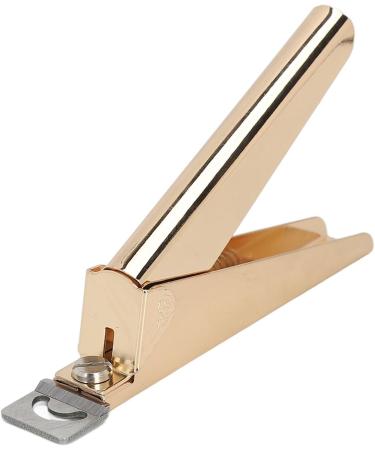 False Nail Clippers U-Shaped Easy Operation Stainless Steel False Nail Clippers High Strength Lightweight for Home and Salon Use (Gold) - Buy Online on GoSupps.com