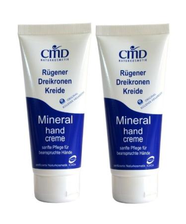 CMD Mineral Hand Cream with R gen Chalk (organic vegan natural cosmetics) 2-pack (2x100 ml)