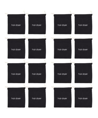 Didiseaon 16 Pcs Hair Dryer Storage Bag Drawstring Hair Dryer Carriers Hair Dryer Drawstring Bag Fabric