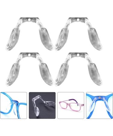 Healeeved 4-Piece Anti-Slip Nose Pads for Glasses | Comfortable Replacement Nose Holders | Universal Fit for Reading Glasses | 2.5x2.1cm - Buy Online on GoSupps.com