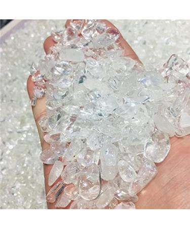Natural Crystal Rough Natural Quartz Crystal Stone Rock Gravel Natural Tumble Stones Minerals for Fish Tank Aquarium Garden Decoration - (Size: 100g) - Buy Online on GoSupps.com