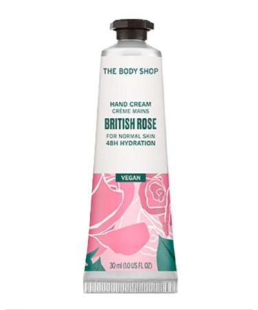 The Body Shop British Rose Hand Cream 30ml British Rose 1 Fl Oz (Pack of 1)
