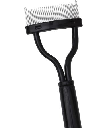 DYSCN Eyelash Comb - Metal Eyelash Separator Tool & Care Brush (Black) | Premium Makeup Accessory for Perfect Lashes - International Shipping Available - Buy Online on GoSupps.com