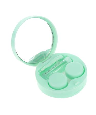 Homsfou 1 set of contact lens containers for the eyes colored contact lenses eye -colored bottle eye lens container lentil holder fashion container glasses case glasses frame travel plastic