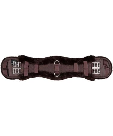 Buy Equinate Saddle Strap with Synthetic Lambskin | Anatomical Short Belt - Dressage Burt (80cm Brown) - International Shipping - Buy Online on GoSupps.com