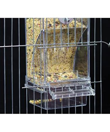 Automatic No Mess Bird Feeder for Parakeet Canary Cockatiel Finch - Bird Cage Accessories - Buy Online on GoSupps.com