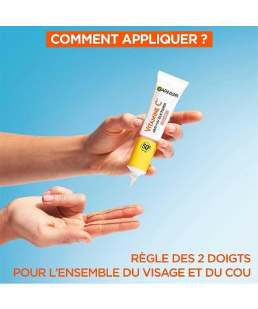 Garnier Skin Active Vitamin C* Glowy UV fluid with SPF50+ against pigment spots light tinted formula 40ml - Buy Online on GoSupps.com