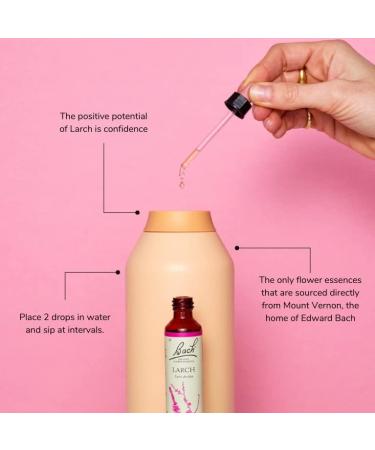 Bach Original Flower Remedies Vegan Formula Bundle - Emotional Wellness Support - White Chestnut, Larch, Mimulus - 3 x 10ml - Buy Online on GoSupps.com