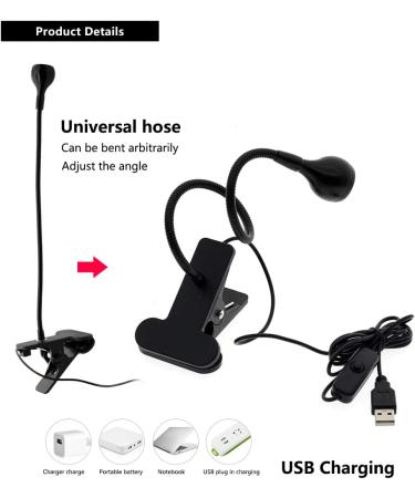 KLAZZ USB UV LED Black Light Lamp for UV Gel Nails - Clamp Fixtures, Portable & Plug & Play - Ideal for Apres Gel x Nail Tips & Fluorescent Paint - Satin Detection - Buy Online on GoSupps.com