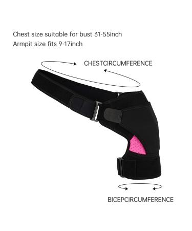Adjustable Shoulder Bandage for Women | Neoprene Support for Injury Prevention & Recovery - Double Support for Sports Injuries - Buy Online on GoSupps.com