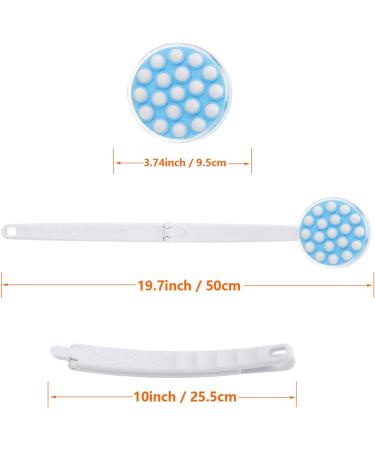 JJHREI Lotion Applicator for Back - Long Handled Self Applicator for Sunscreen, Lotion, Cream, Bath Gel on Back, Legs, and Feet - Buy Online on GoSupps.com