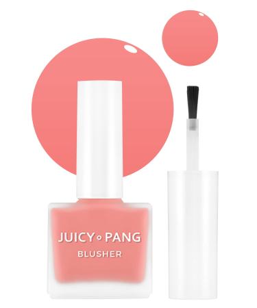 A'PIEU JUICY-PANG WATER BLUSHER (PK04 - Dewey Grapefruit Pearl) - Moisturizing finish - Easy blending blusher - Natural look - K-beauty Dewey Grapefruit Pearl (PK04)